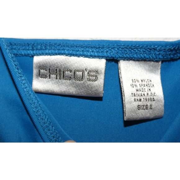 Women's Blue Adjustable Tank Top, Chico's, Size Large - Picture 3 of 4